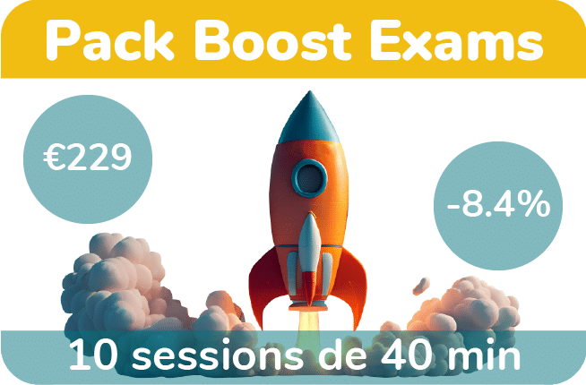 Promotion sur le Pack Boost Exam de Vivaling : 10 cours particuliers de 40 minutes pour 229 euros