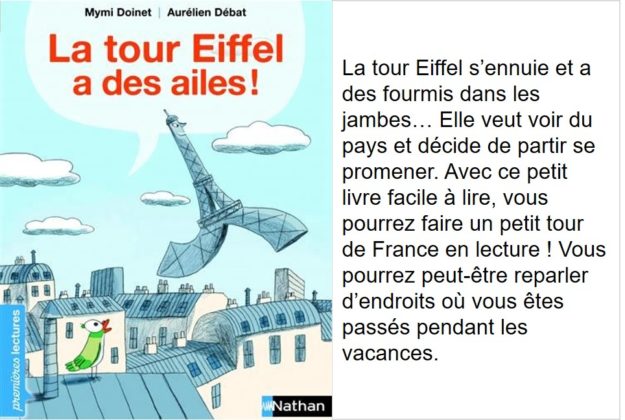 La Tour Eiffel a des ailes (Mymi Doinet, illustrations Aurélien Debat)