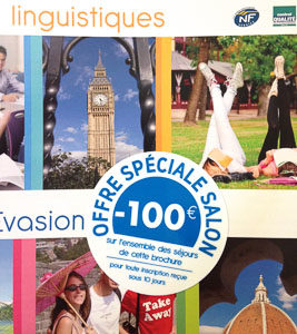 Offre spéciale Salon des séjours linguistiques Promotion d'un salon pour un séjour linguistique pas cher !