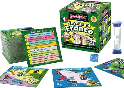Le jeu Voyage en France de Brainbox pour pratiquer le français en s'amusant