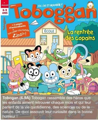 Toboggan, un magazine pour les 6-9 ans
