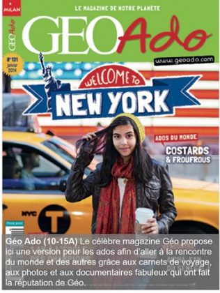Géo Ado, un magazine pour les 10-15 ans
