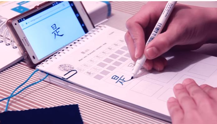Cahier d'écriture Beijing Cursus Cahier d'écriture pour apprendre le mandarin