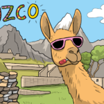 Un llama au Pérou illustre l'application pour l'espagnol Hotel Borbollon