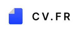 Logo de l'outil CV.fr proposant des modèles de CV