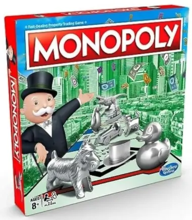 La version anglaise du fameux jeu familial Monopoly est encore mieux que le jeu en français!