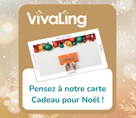 A Noël offrez une carte cadeau de cours de langue en ligne !