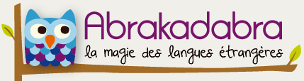 Logo de Abrakadabra, la boutique en ligne de livres en langues étrangères