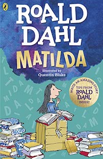 Couverture de Matilda, le roman en anglais pour enfants