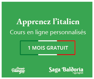 Apprenez l'italien avec des cours en ligne personnalisés - 1 mois gratuit pour tester Saga Baldoria