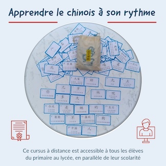 Apprendre le chinois à son rythme avec ce cursus à distance accessible à tous les élèves du primaire au lycée