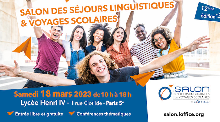 RDV samedi 18 mars 2023 au lycée Henri IV pour le salon des séjours linguistiques