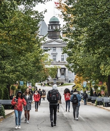 Photo de McGill, une université renommée à choisir au Canada, dans la province du Québec.