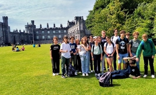 Jeunes en séjour linguistique à Dublin sur un programme Cours + Activités