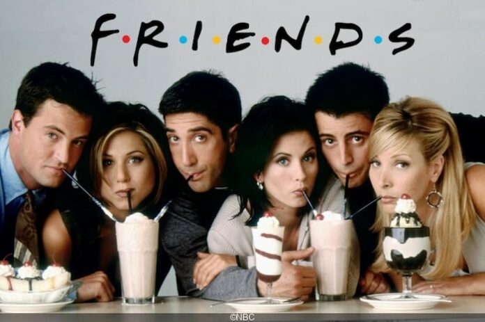 Friends Meilleure série Apprendre l'anglais Visuel des 6 acteurs de la série Friends en anglais