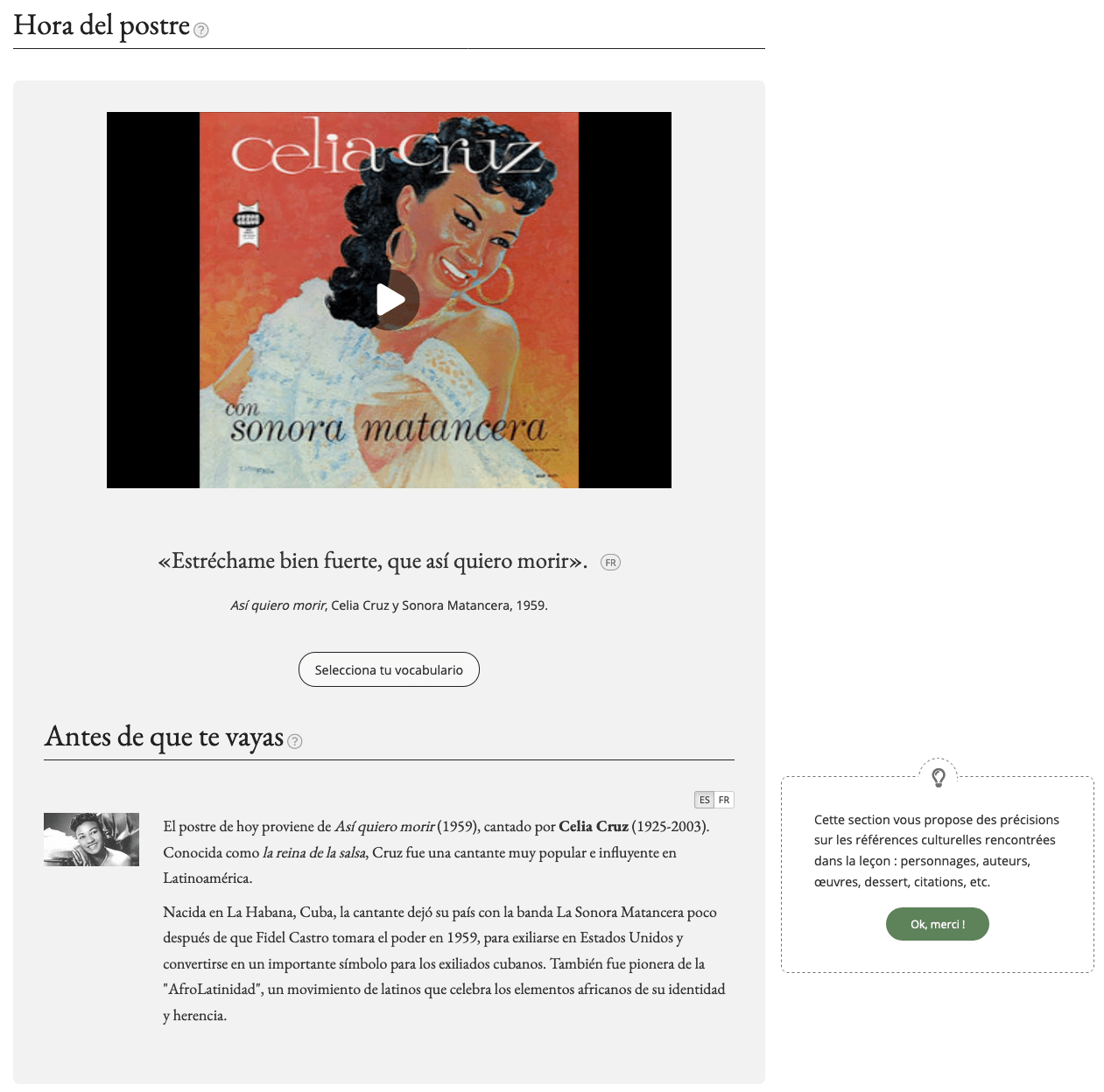 La formation Hotel Borbollón permet d'apprendre l'espagnol écrit et oral, et de découvrir la culture hispanique